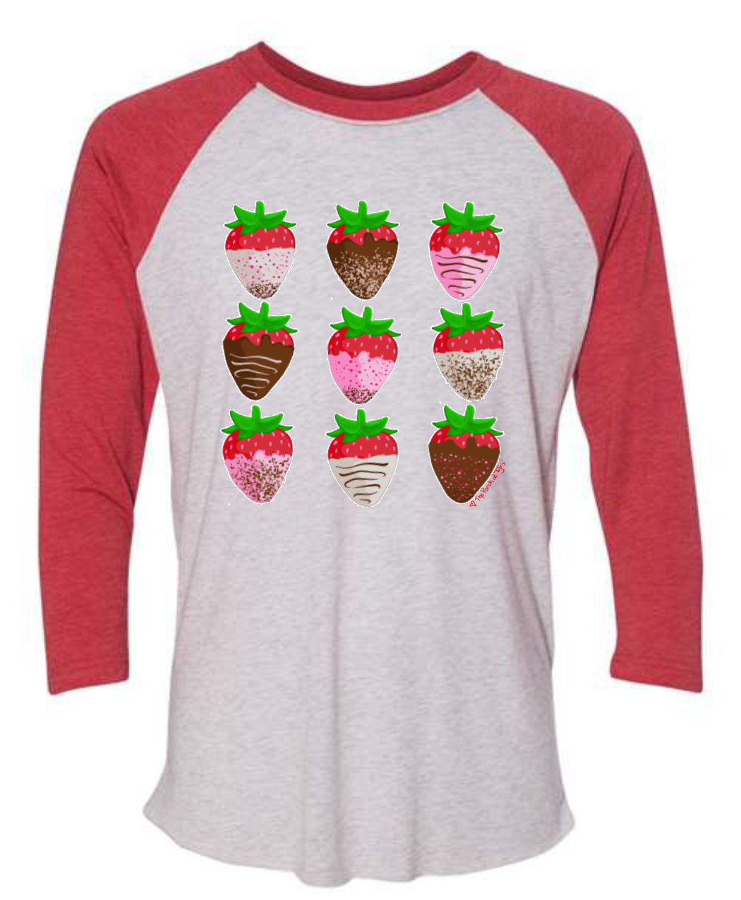 Sweet As Strawberries Raglan